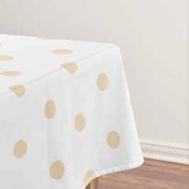 Toalha De Mesa Pontos de Areia Branca
