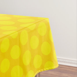 Toalha De Mesa Pontos de Bolha de Luxo | Moderno Amarelo e Dourad