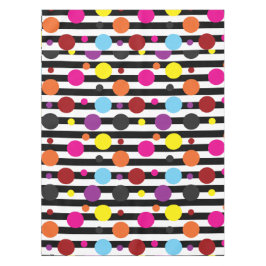 Toalha De Mesa Pontos E Stripes