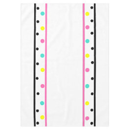 Toalha De Mesa Pontos Polka Rosa