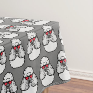 Toalha De Mesa Poodle Pattern Engraçado