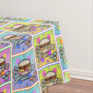 Toalha De Mesa POP ART BURGER (Hamburger)