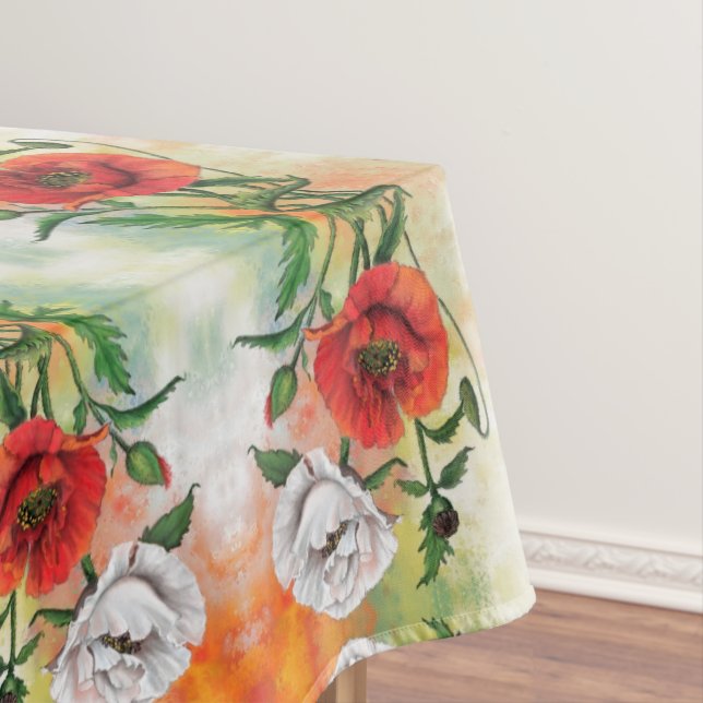 Toalha De Mesa Poppies Tablecloth (Posição Original)