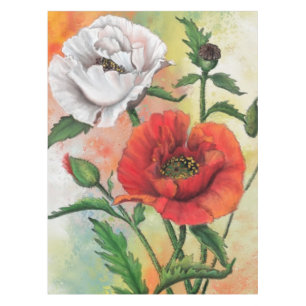 Toalha De Mesa Poppies Tablecloth