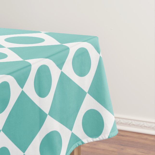 Toalha De Mesa Portas Retro Branco (Posição Original)