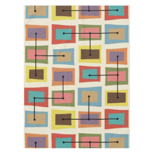 Toalha De Mesa Portas Wonky Menor Multicolorido