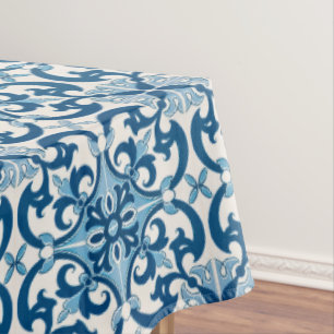 Toalha De Mesa Português Azulejo Fleur De Lis
