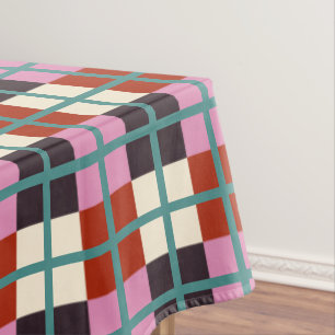 Toalha De Mesa Prato Rosa Vermelho-Rosa-Glândula-marfim