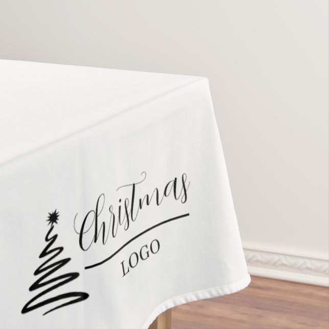 Toalha De Mesa Presente de Natal Personalizado Camiseta Moderna C (Posição Original)