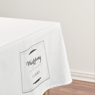 Toalha De Mesa Presente Personalizado Moderno Casamento Elegante