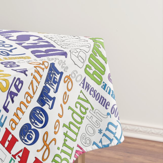 Toalha De Mesa Presentes De Festa de aniversário Únicos E Especia (Posição Original)