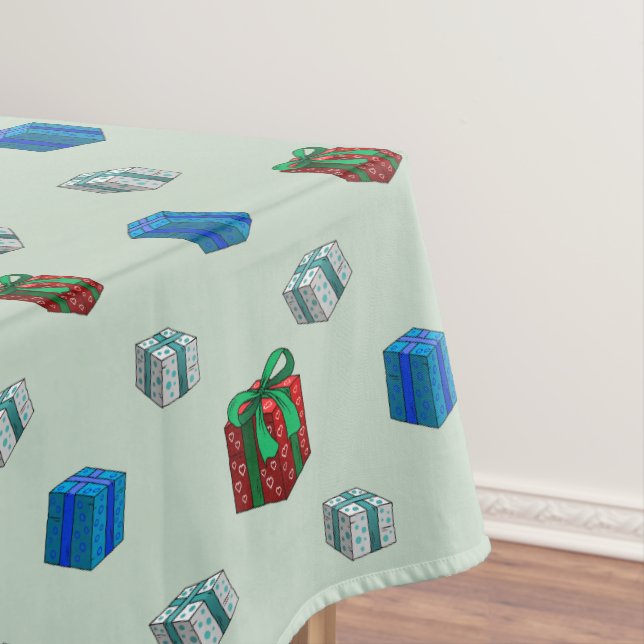 Toalha De Mesa Presentes de Natal (Posição Original)