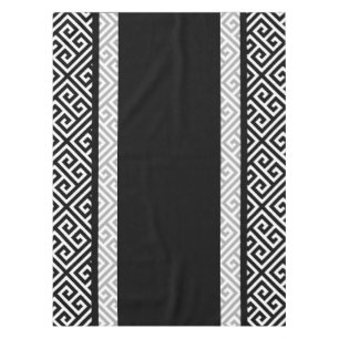 Toalha De Mesa Preto e branco