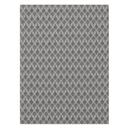 Toalha De Mesa Preto gótico do damasco em cinzas