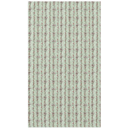 Toalha De Mesa Pretty Green Toile Christmas Berries And Bows