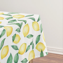 Toalha De Mesa Pretty Watercolor Lemon Citrus – Summer Kitchen