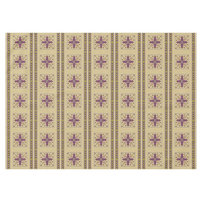 Toalha De Mesa Primavera de Flor da Vida Útil 60x84" (Frente (Horizontal))