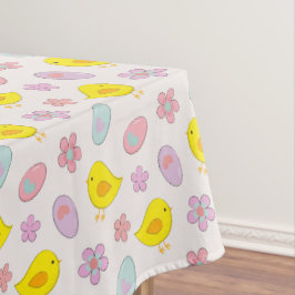 Toalha De Mesa Primavera de padrão de Pintinho de óculos de Pásco