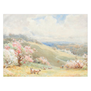 Toalha De Mesa Primavera de Vintage por Joseph Rubens Powell