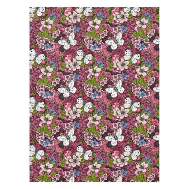 Toalha De Mesa Primavera jardim 2 (Frente)