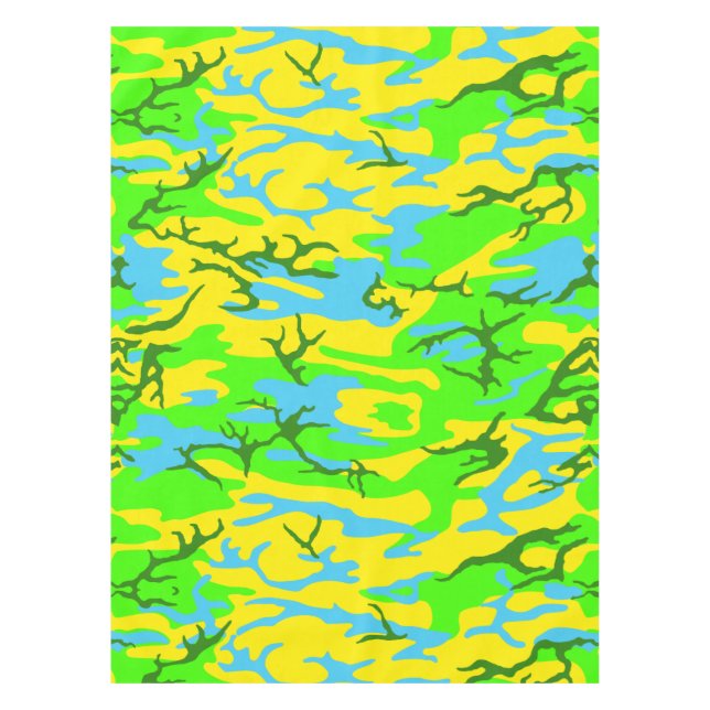 Toalha De Mesa Primavera Meadow Camo (Frente)