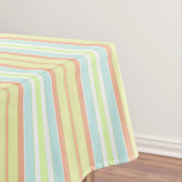 Toalha De Mesa Primavera Pastel Stripes Cidade e Campo Tableloth