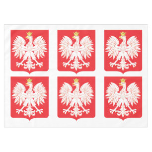Toalha De Mesa Protetor polonês do vermelho de Eagle