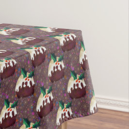 Toalha De Mesa Pudim de Pluma de Natal  