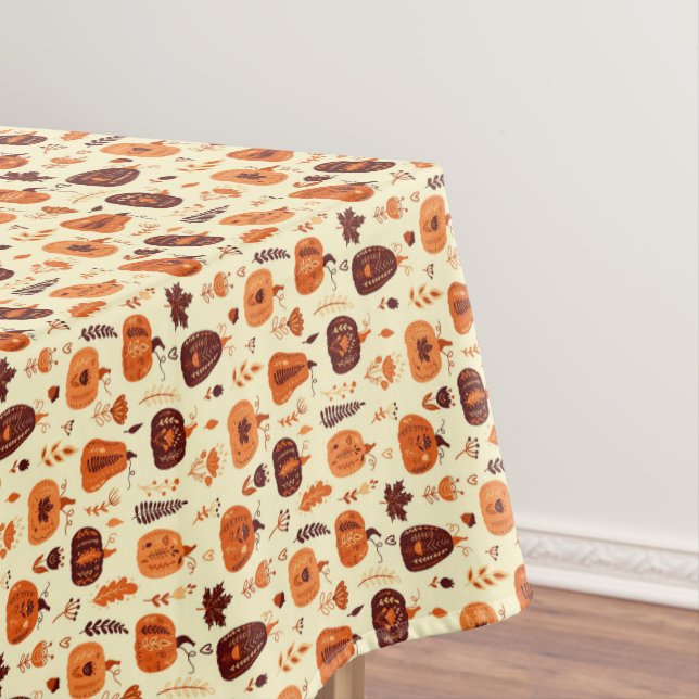 Toalha De Mesa Pumpkin Foliage Tablecloth (Posição Original)