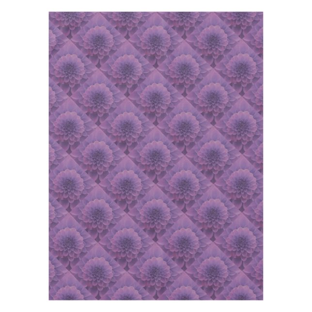 Toalha De Mesa Purple Dahlia (Frente)