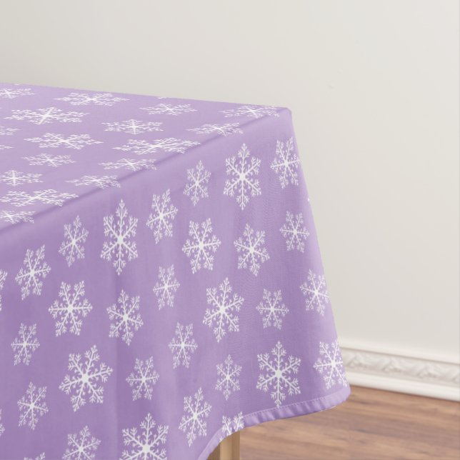 Toalha De Mesa Púrpura Floco de Neve Tablecloth (Posição Original)