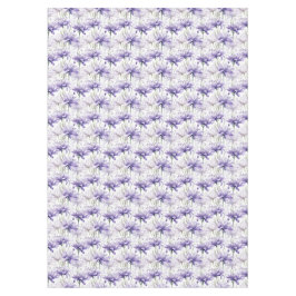 Toalha De Mesa Púrpura Floral Púrpura De Mola Aquosa, Padrão