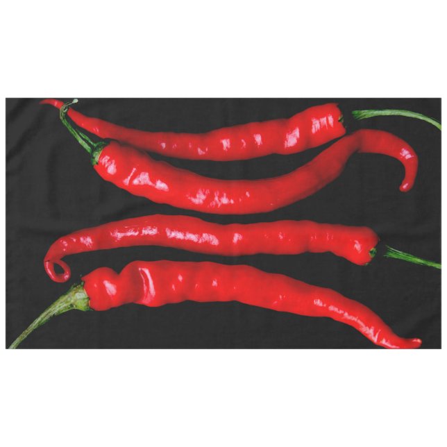Toalha De Mesa Quatro Red Chilies 60x104 tcn (Frente (Horizontal))