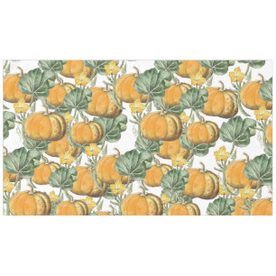 Toalha De Mesa Quebra de Autumn Watercolor Vintage Pumpkins