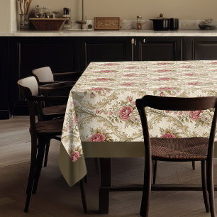 Toalha De Mesa Quente-quente vitoriano clássico Damask Convidando