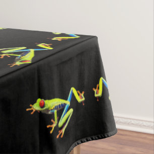 Toalha De Mesa Rã-árvore Pintada de Olhos Vermelhos
