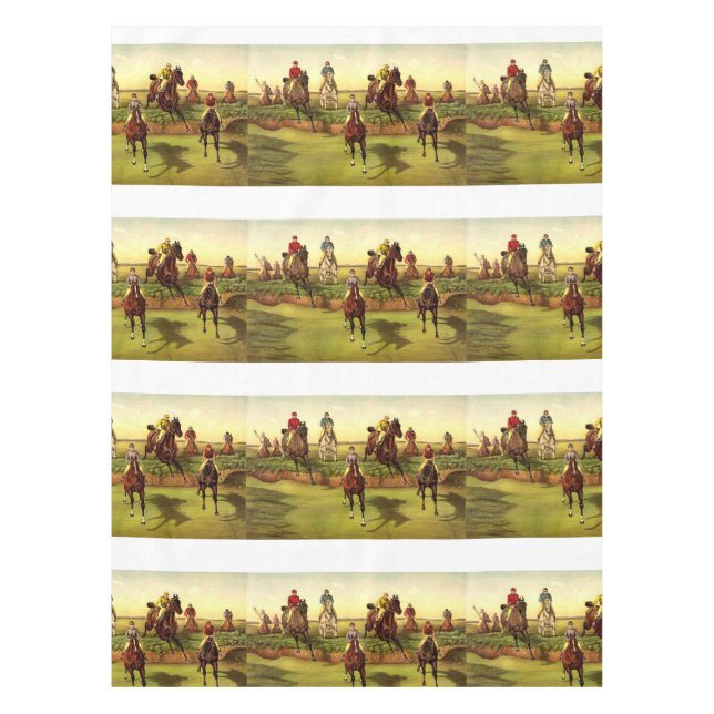 Toalha De Mesa Raça SUPERIOR do salto (Frente)