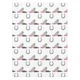 Toalha De Mesa Race Day Fancy Shoes Mint Juleps Horseshoes Party
