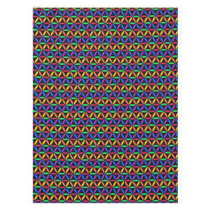 Toalha De Mesa Rainbow Flower of Life Standard (Flor da Vida)