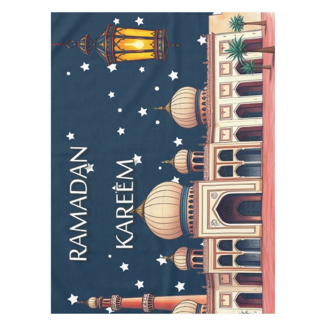 Toalha De Mesa Ramadan Decorative Tablecloth (Frente)