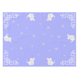 Toalha De Mesa Ratos e Estrelas Origami Chineses de Ano Novo