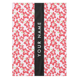 Toalha De Mesa Red Hibiscus, Flores Vermelhas, Seu Nome