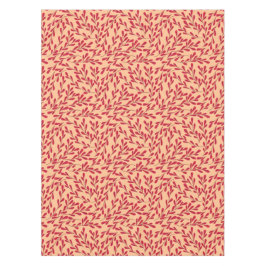 Toalha De Mesa  Red Leafy Branches Seamless Pattern