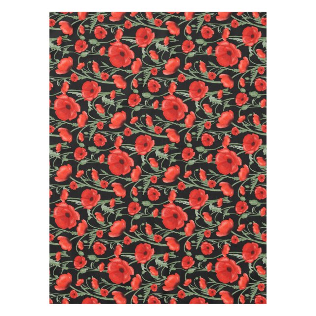 Toalha De Mesa Red Poppy (Frente)