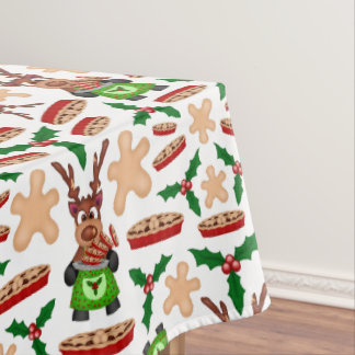 Toalha De Mesa Reinador De Natal Festivo Verde E Vermelho Kasky