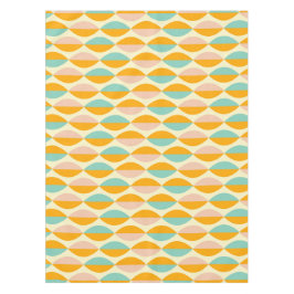 Toalha De Mesa Repeating geometric pattern in beige background