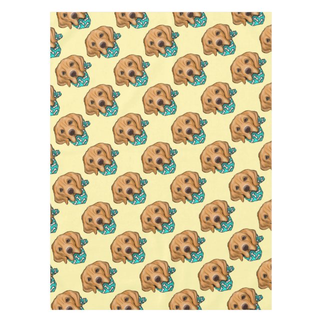 Toalha De Mesa Retriever Dourado (Frente)