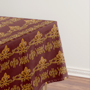 Toalha De Mesa Retro floral do estilo barroco