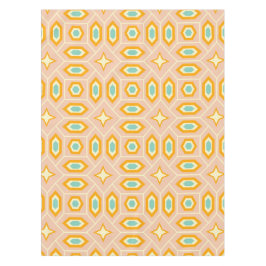 Toalha De Mesa Retro geometric pattern with hexagons and stars
