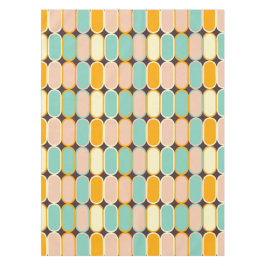 Toalha De Mesa Retro geometric pattern with vertical ovals